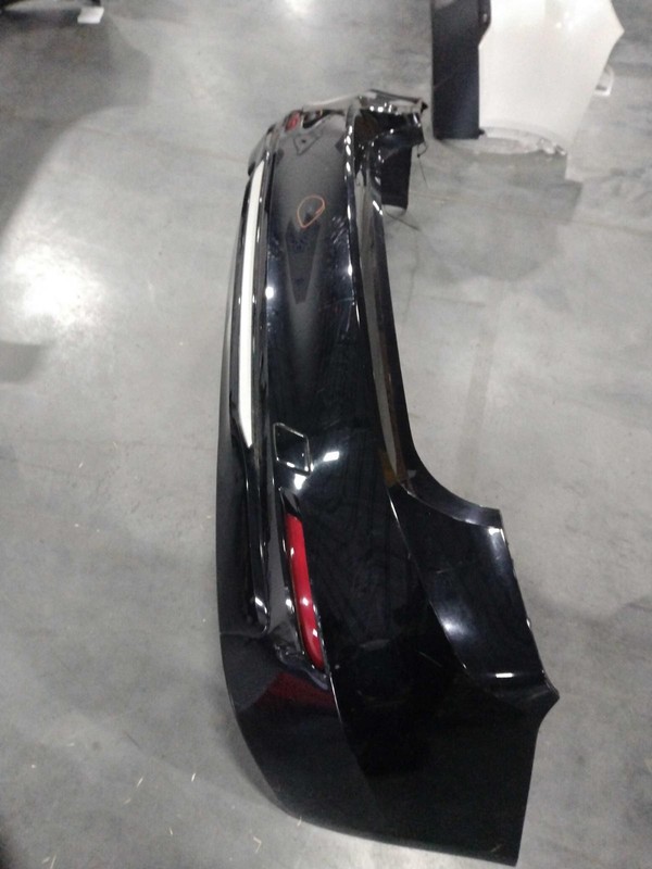 2013 BMW 328i Black Rear Bumper Assembly OEM Used - Paint Chipping, 140K Miles