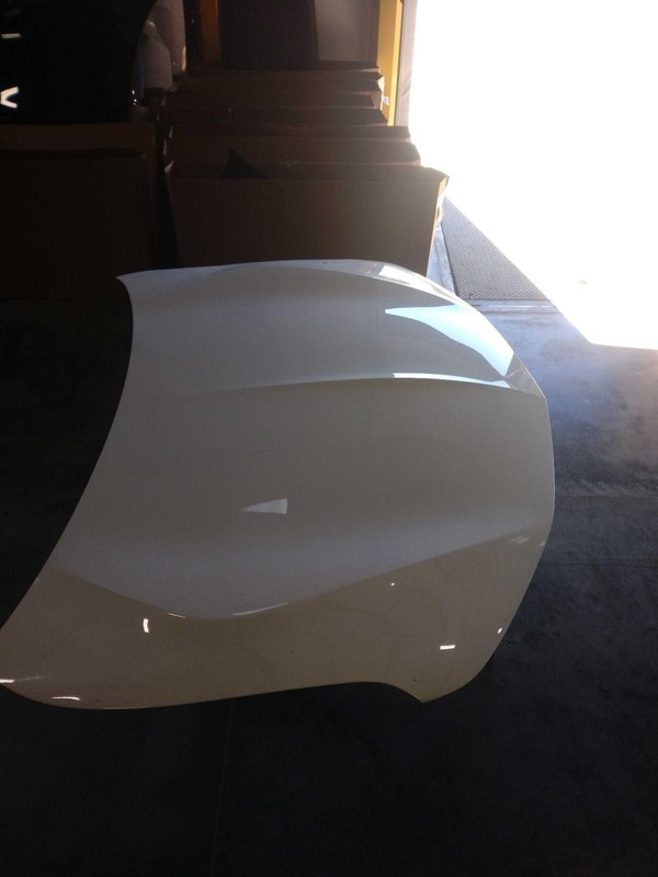 2018 Acura TLX OEM White Hood Panel - Scuff on Body Line - 60100TZ3A10ZZ