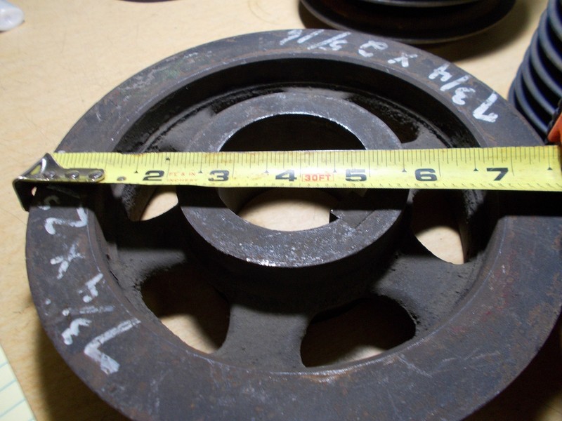 2-Groove Pulley 7-3/4" x 2-5/16" *FREE SHIPPING*