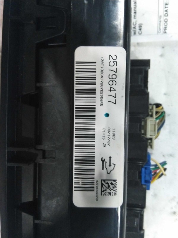 2008 GMC Sierra 1500 A/C Selector Switch OEM Used 170K Miles Warranty
