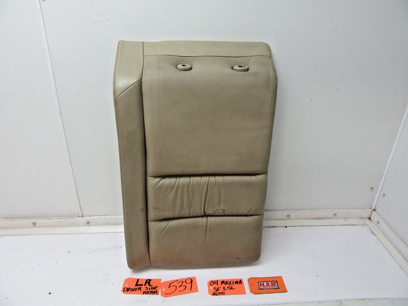 for 04 MAXIMA REAR BACK SEAT LEFT DRIVER SIDE TOP TAN LEATHER TRIM C L LH LR CAR