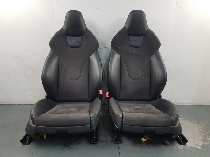 2012 Audi S4 Quattro B8 Power Leather Heated Front Sport Seat Set - * #1717
