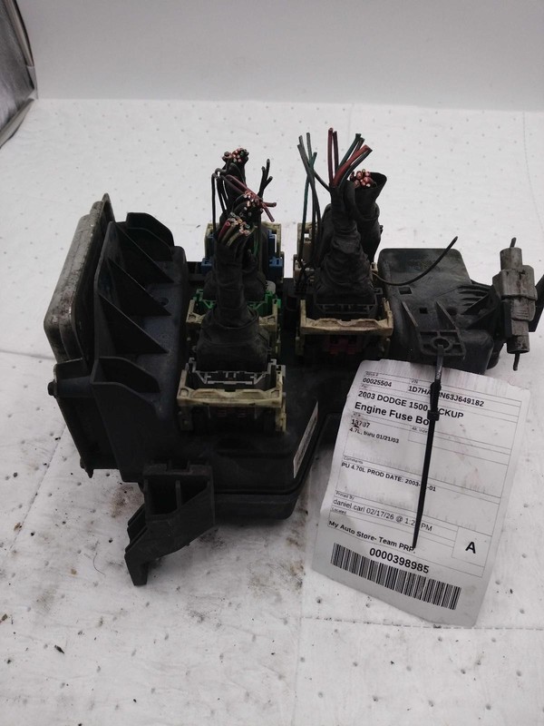 2003 Dodge 1500 Pickup OEM Fuse Box 56045433AH 217K Miles Warranty Available