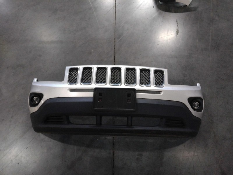 2011 Jeep Compass Silver OEM Bumper Assembly - Used, Scratches, 153K Miles