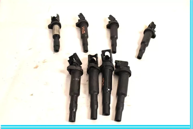 09-15 BMW 750I Engine Motor Ignition Coil Set of 8 7594937 OEM
