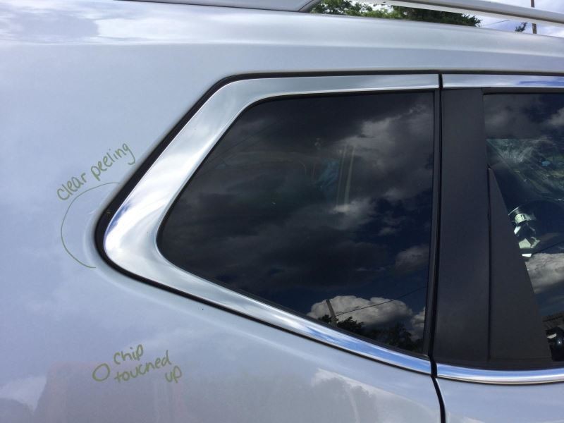RIGHT QUARTER GLASS PRIVACY TINT FITS 14-19 NISSAN ROGUE 23760