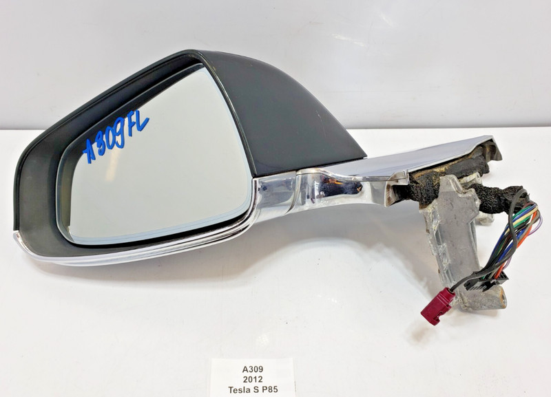✅ 2012-2020 OEM Tesla Model S Left Driver Door Exterior Side Mirror Green PMSG