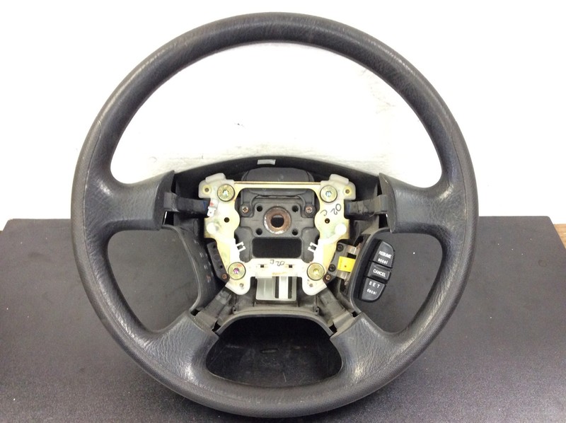 01-02 Honda Civic 1.7L Steering Wheel Black No Bag Used OEM