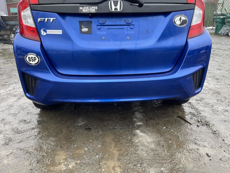 2015-2017 HONDA FIT REAR BUMPER COVER BLUE PC:B593M 1.5L MT FWD 122K -LX- 61876
