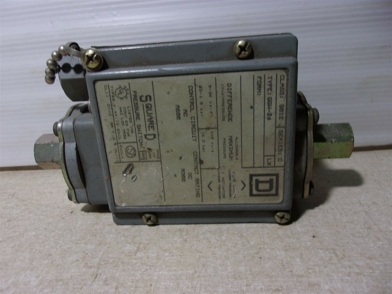 Square D GGH-24 Pressure Switch*FREE SHIPPING*