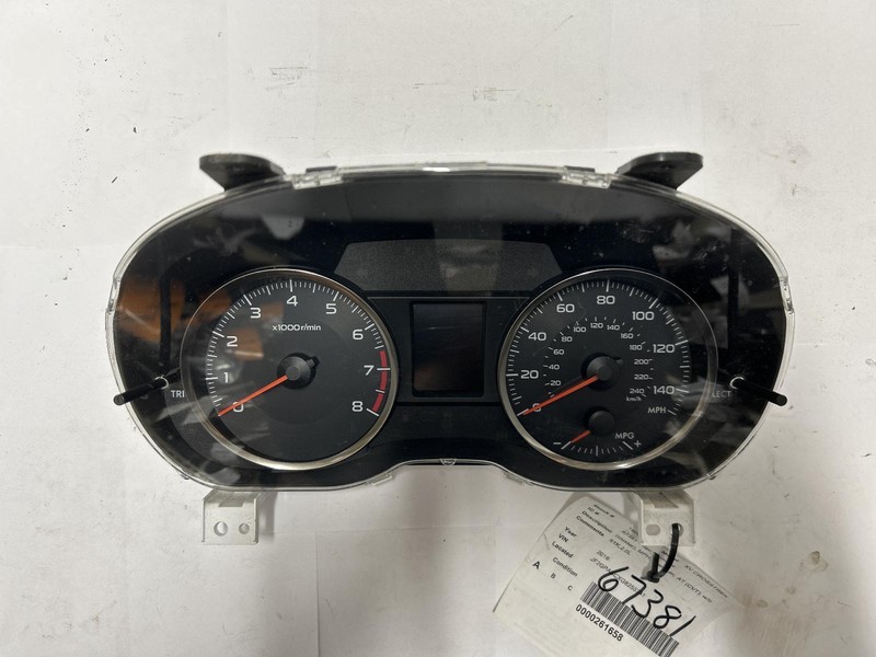 16-'17 XV CROSSTREK Speedometer Premium CVT 2.0L 61k miles OEM