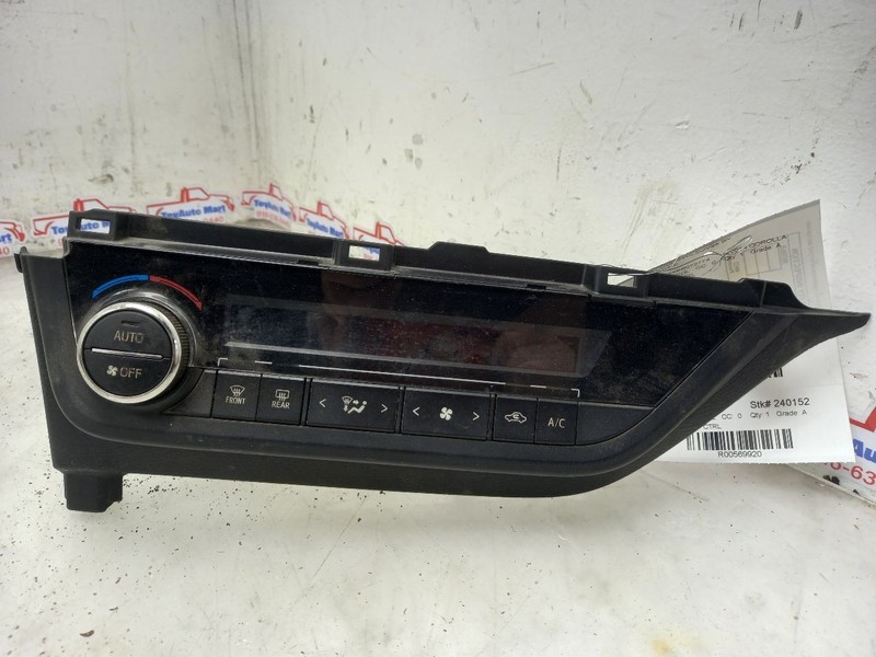 14 15 16 TOYOTA COROLLA TEMPERATURE CONTROL AUTOMATIC
