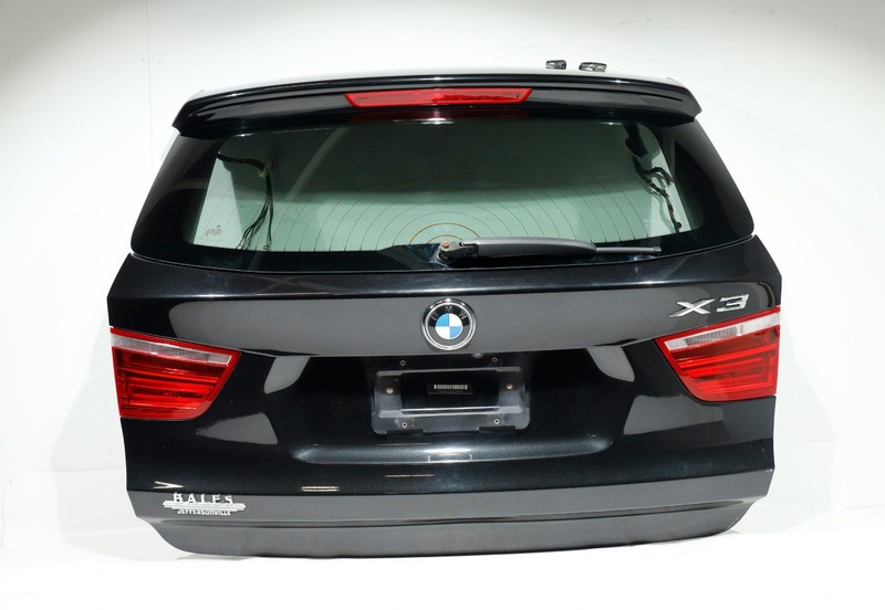 11-17 BMW F25 X3 Trunk Hatch Tailgate W/ Wiring Camera Taillights Black 475 OEM