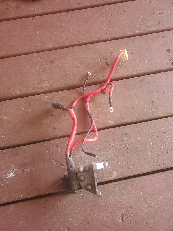 YAMAHA F250XCA BATTERY BRACKET and wires TERMINAL 6CB-81929-00-00