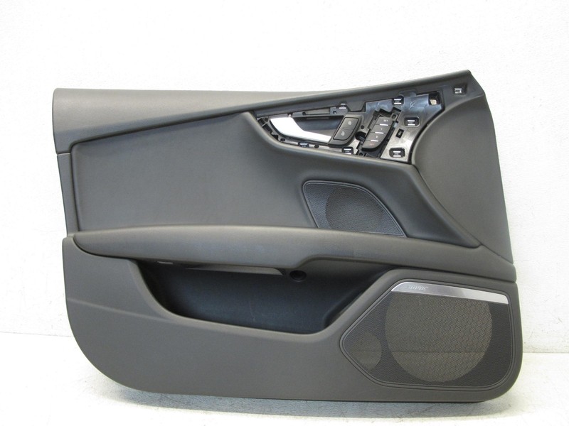 12-15 AUDI 4G S7 A7 RS7 INTERIOR DOOR PANEL COVER TRIM FRONT LEFT OEM 121124