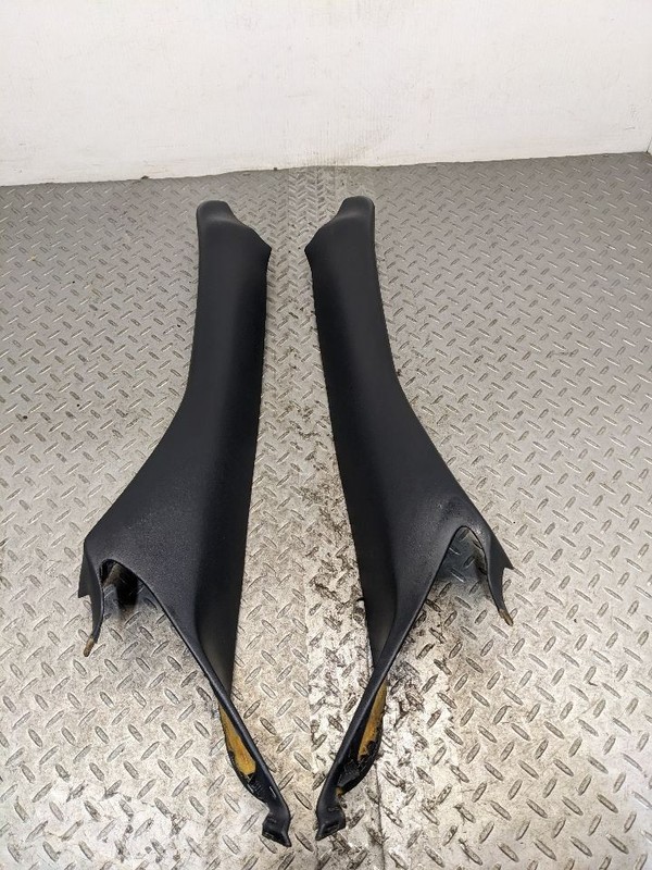 97-04 C5 Convertible Black LH RH Interior A-Pillar Windshield Trim Panel 1176575