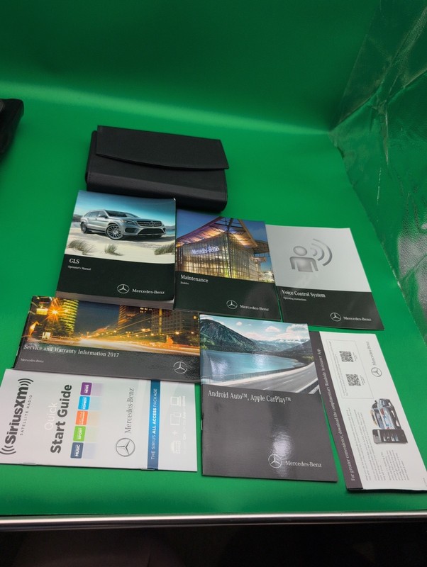 2017 Mercedes GLS63 GLS350d GLS550 GLS450 Owners Manual Handbook User Guide Set
