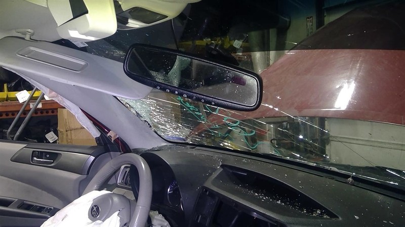 Rear View Mirror Turbo With Garage Door Opener Fits 08-14 IMPREZA 1791408