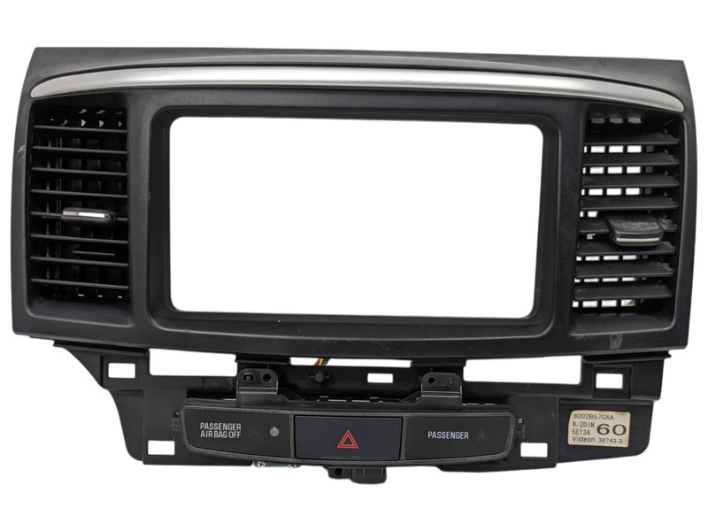 2013 14 15 16 17 Mitsubishi Lancer Radio Bezel Dash Trim Air Vents Hazard Switch