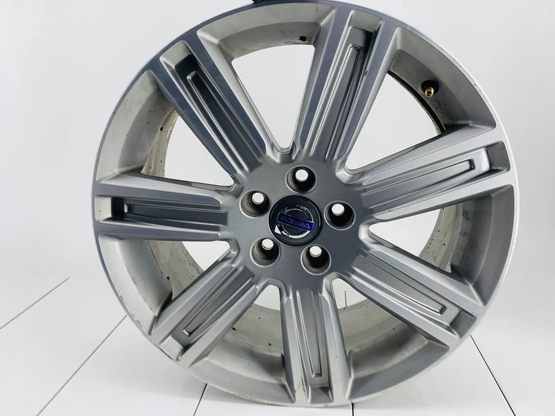 2017 VOLVO XC60 ALLOY WHEEL RIM R18 X 7.5 7 SPOKE LIGHT GRAY & TPMS OEM