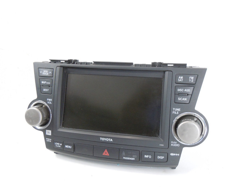 08-10 Toyota Highlander Hybrid Navigation Radio Information Display Screen OEM