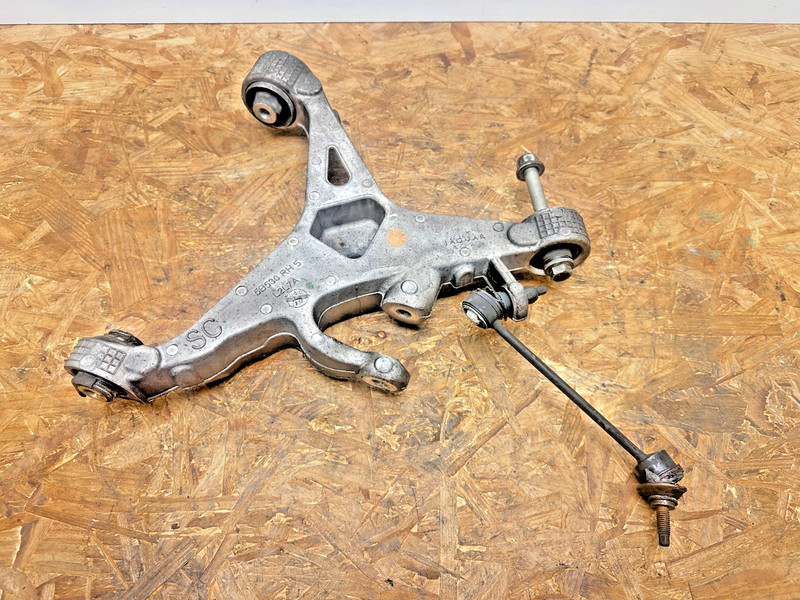 09-19 Jaguar X250 XF XFR XJ Rear Right Side RH Lower Control Arm W/ End Link OEM