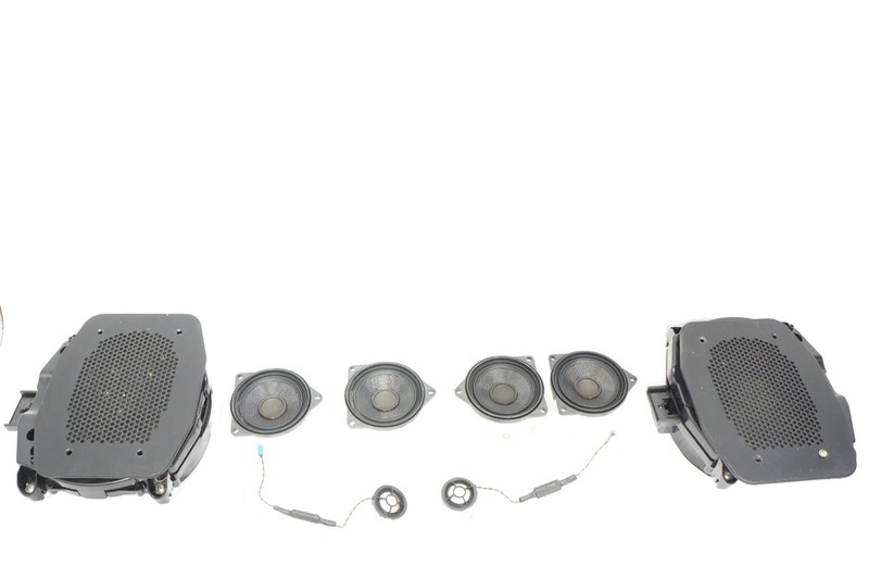 07 08 09 10 BMW X5 AUDIO SOUND SPEAKER SET OF 8 OEM