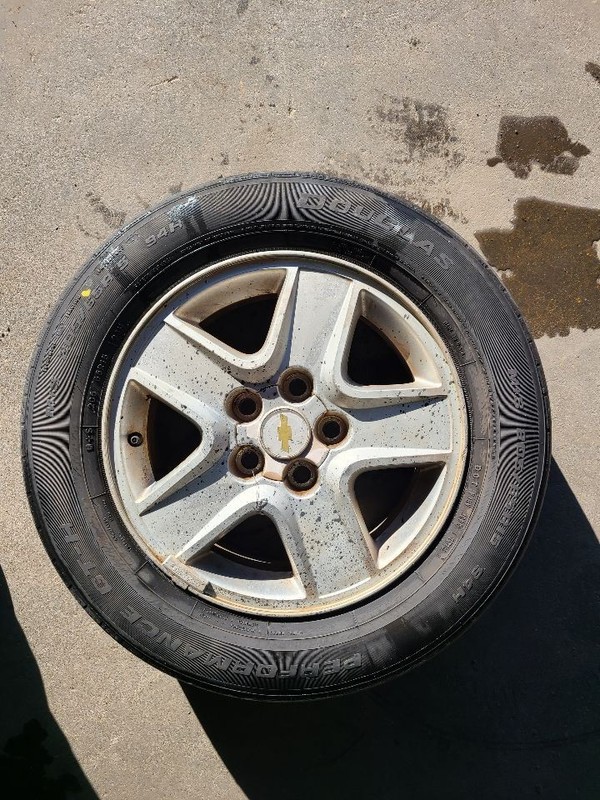 Wheel VIN Z 4th Digit New Style 15x6-1/2 Aluminum Fits 04-05 MALIBU 577038