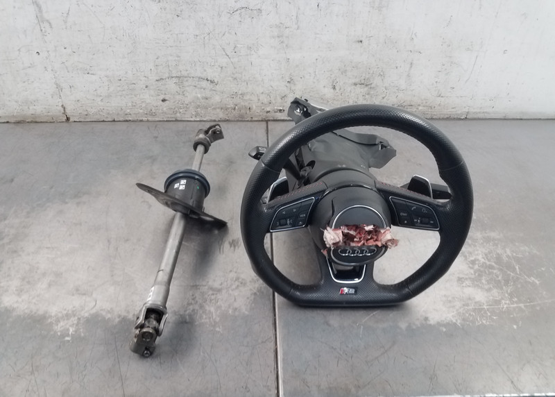 2018 Audi RS5 Quattro F5 Leather Steering Wheel / Column #2200 VV3