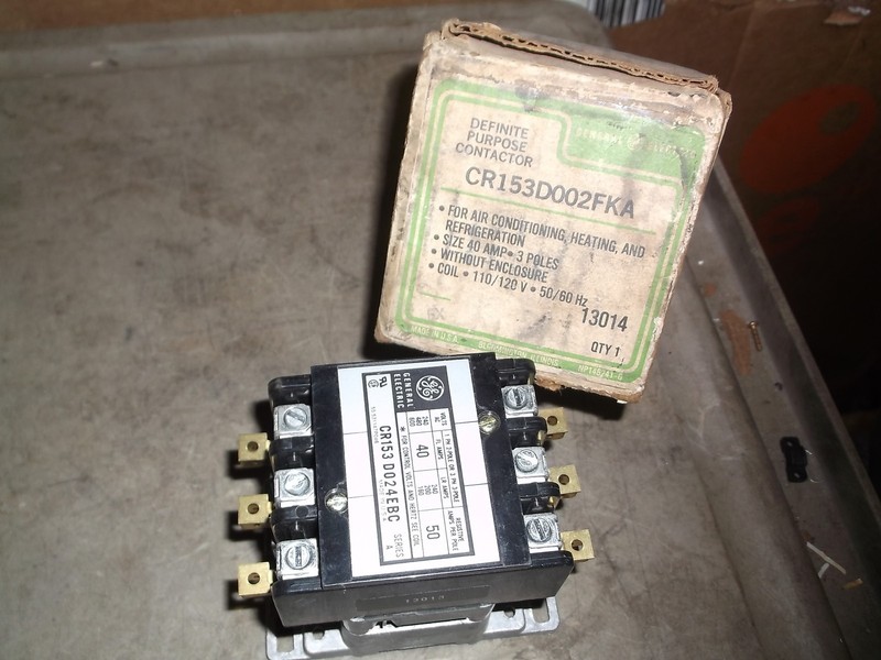 GE CR153D002FKA General Electric Definate Purpose Contactor *FREE SHIPPING*