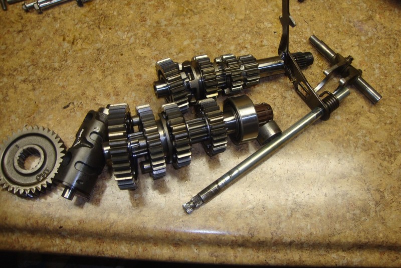 2001 Honda Shadow VT600 VT 600 VLX VLX600 Engine Transmission Gears Shift Fork