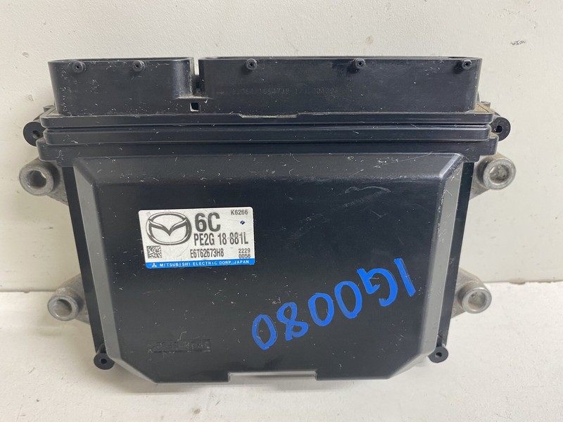 2012-2013 Mazda 3 2.0 Skyactiv M/T 6 Speed Engine Computer Ecu Ecm PE2G 18 881 L