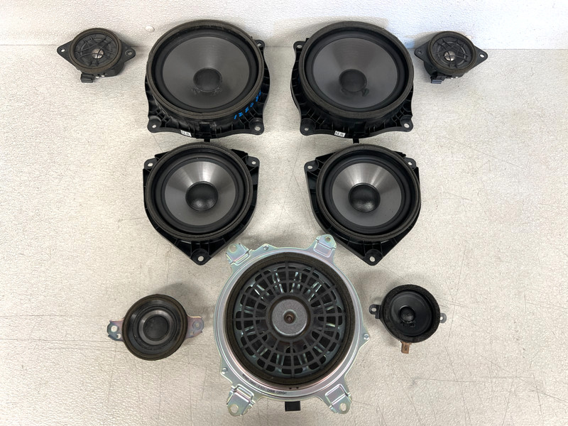 ⭐14-16 LEXUS IS250 F-SPORT INTERIOR SUBWOOFER TWEETER SPEAKER SET OEM LOT2731