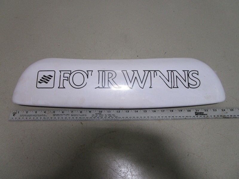 2000 Four Winns Horizon 170 White Plastic Transom Blower Vent Cover
