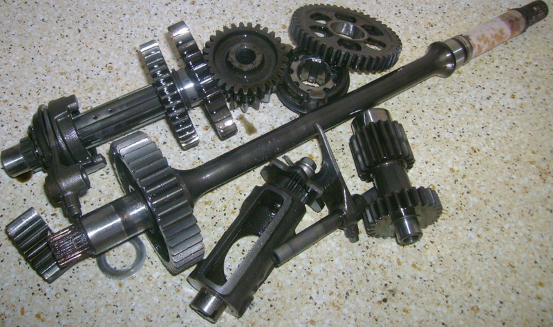 2003 Honda Rubicon TRX500 TRX 500 ATV Complete Transmission Gears Shift Fork F12