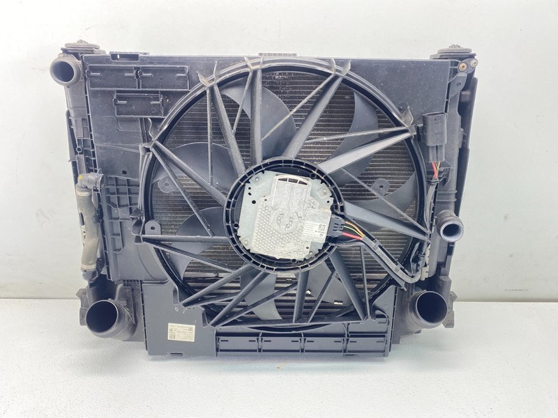 11-18 BMW F25 F26 X3 X4 Engine Motor Radiator & Condenser Cooling Assembly OEM✅