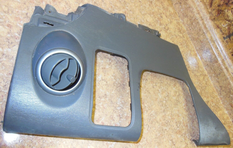 2005 Saturn Ion Left Dash Panel Trim Air Duct Vent A/C Heater Heat Charcoal Grey