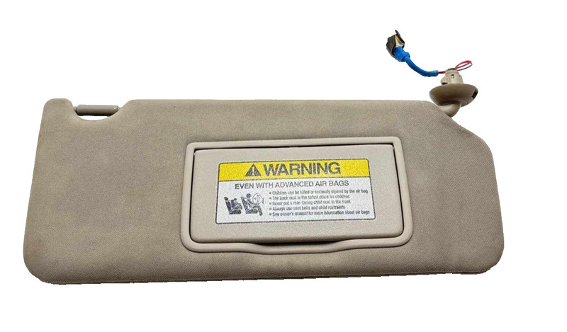 Acura TL RH Passenger illumined Sun Visor Gray 2012 P/N 83230TK4A91ZA