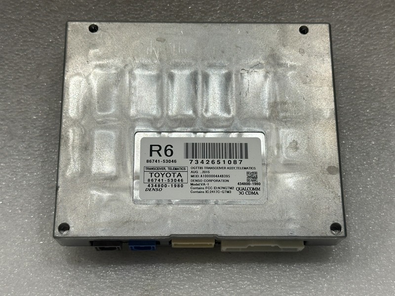 2016 Lexus Es350 Telematics Tranceiver Unit 86741-53046