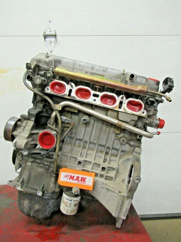 ENGINE MOTOR 1ZZFE VIN R 5TH DIG CYLINDER HEAD 00 01 02 03 04 05 MR2 SPYDER 91K