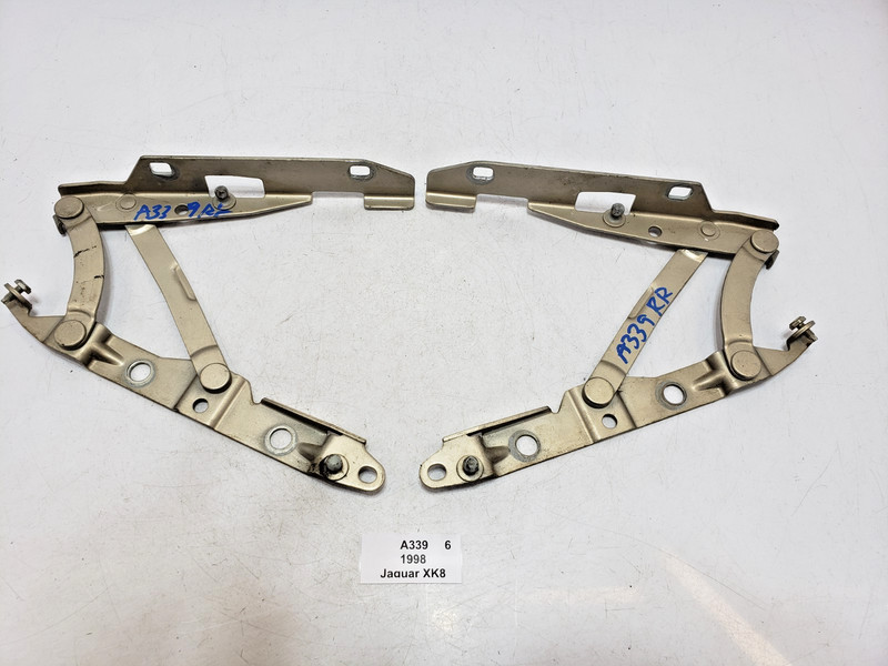 ✅ 97-06 OEM Jaguar XK8 Rear Right Left Driver Passenger Trunk Hinge Gold SET