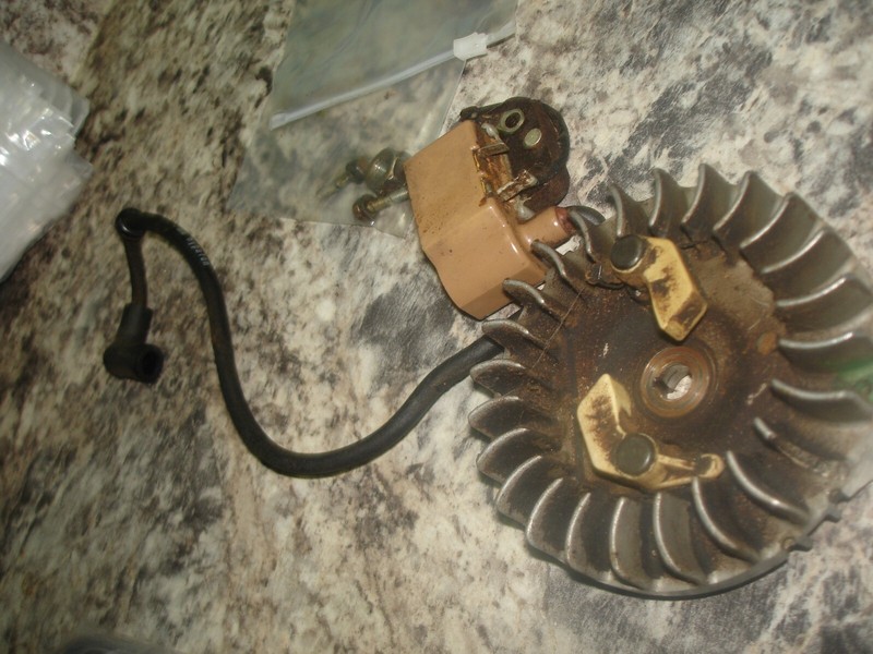 McCulloch 610 coil and flywheel chainsaw part pro mac only bin 1034
