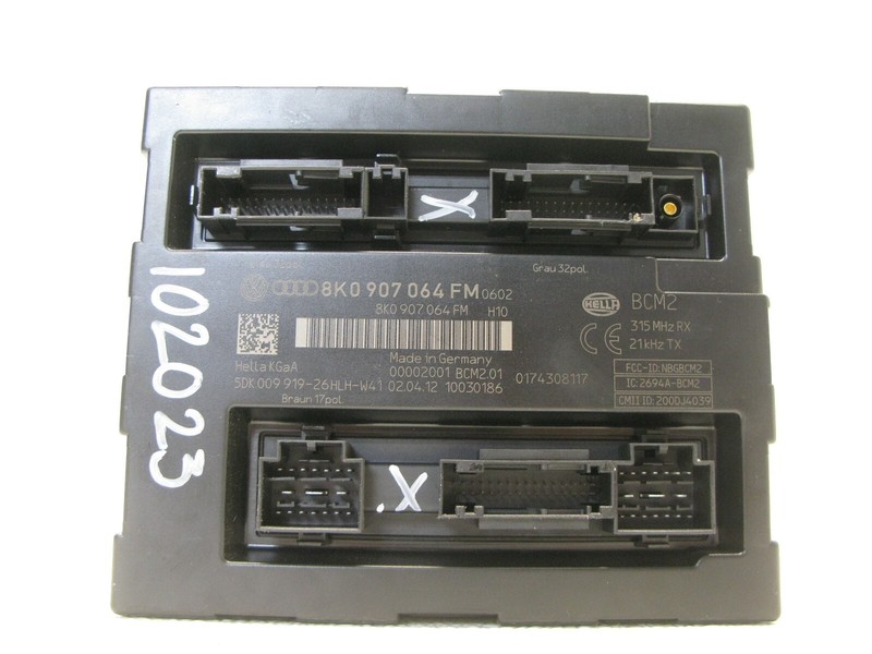 13-17 AUDI 8T A5 S5 RS5 B8 A4 CONFORT BODY CONTROL MODULE BCM OEM 102023