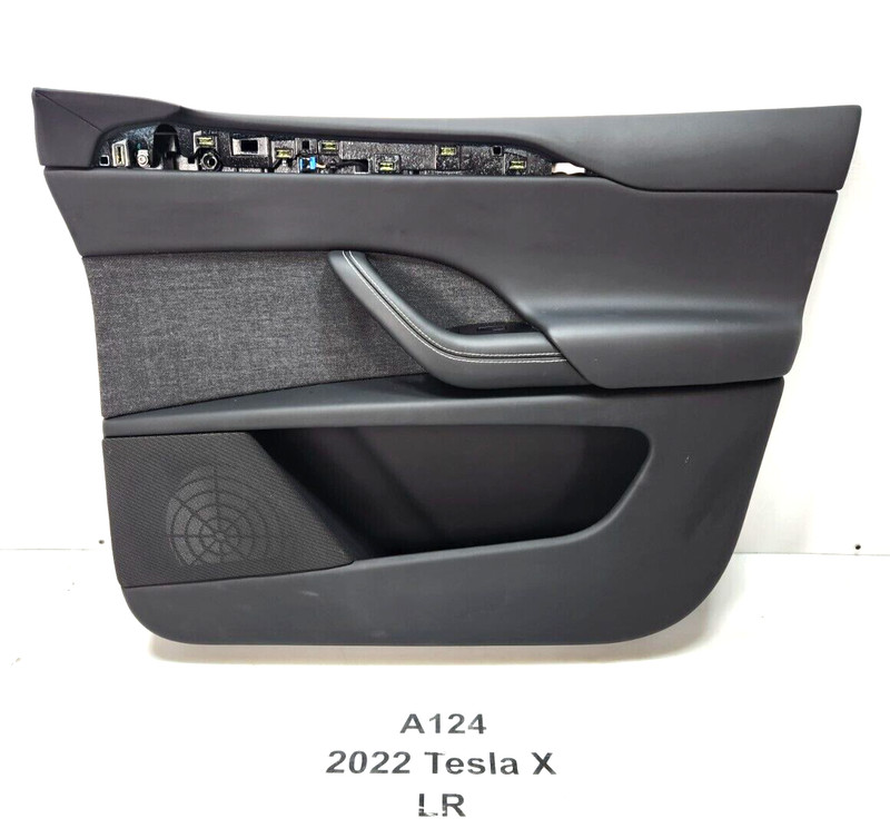 ✅ 21-23 OEM Tesla Model X Front Right Passenger Side Door Trim Panel