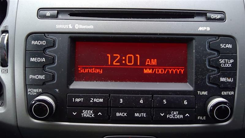 2014-2016 Kia Sportage NON-NAV Radio Stereo 96150-3W160 CD Disc Player AMFM Oem