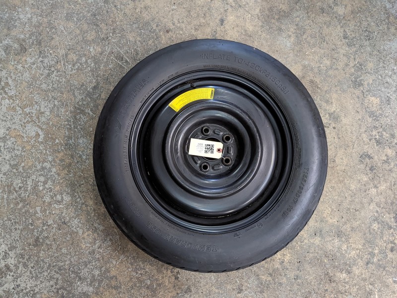 Spare Wheel 17" w/ Tire T155/90 D17 1.9/32 2020 Mazda CX-9 9965-14-4070 16 - 21