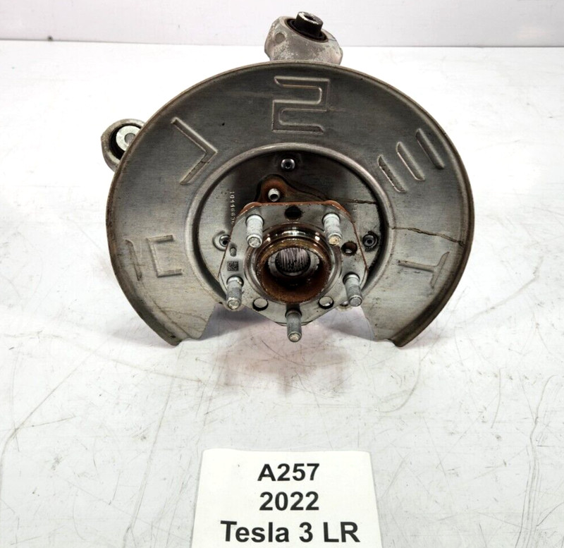 ✅ 2017-2023 OEM Tesla Model 3 Rear Left Driver Side Spindle Knuckle Hub Assy