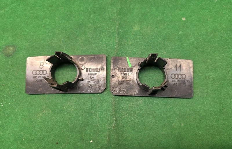 2017 2018 2019 AUDI Q7 Rear Bumper Parking Sensor Holder Brackets Cover OEM