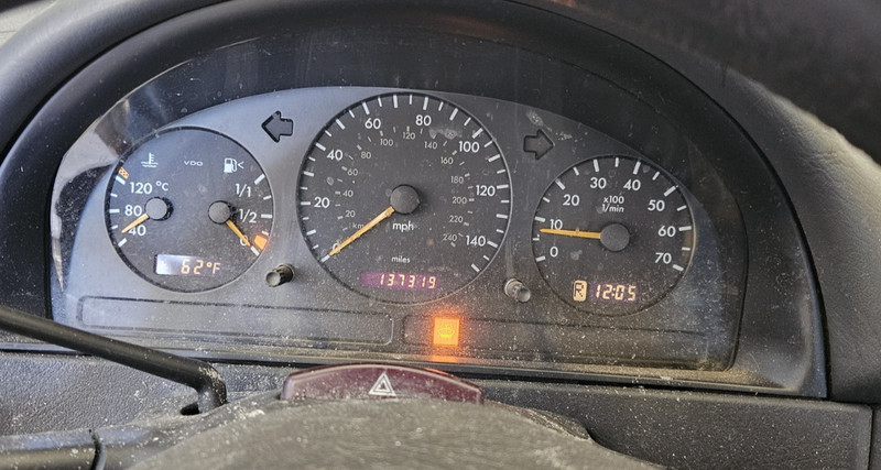 02-05 MERCEDES ML-CLASS tested 137319 mi Speedometer 163 Type Cluster ML320 MPH