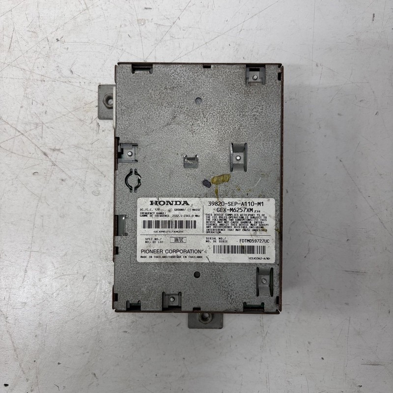 06-08 Acura TL XM Tuner Satellite Radio Receiver Unit Module 39820-SEP-A11 OEM